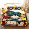 My  Hero Academia Bedding Set Japan Anime Comfortable Quilt Cover Single Double Queen Twin Full Size Duvet Cover Teens Bed Linen