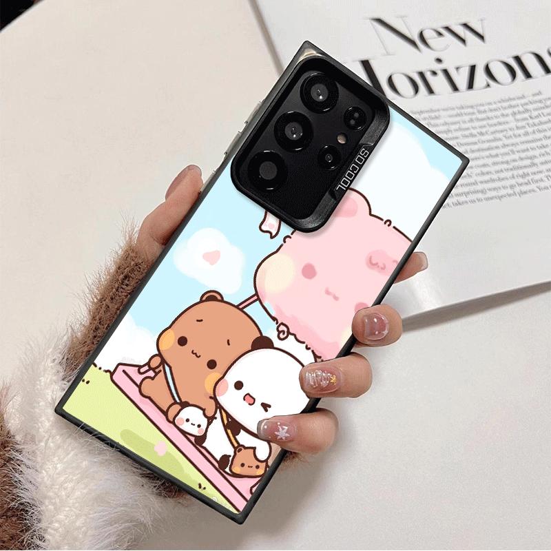 Bubu Dudu Cartoon Cute Shockproof Phone Case for Samsung Galaxy S26 Edge S25 Ultra S24 FE S23 Plus S21 Cover Anti Fall Fundas
