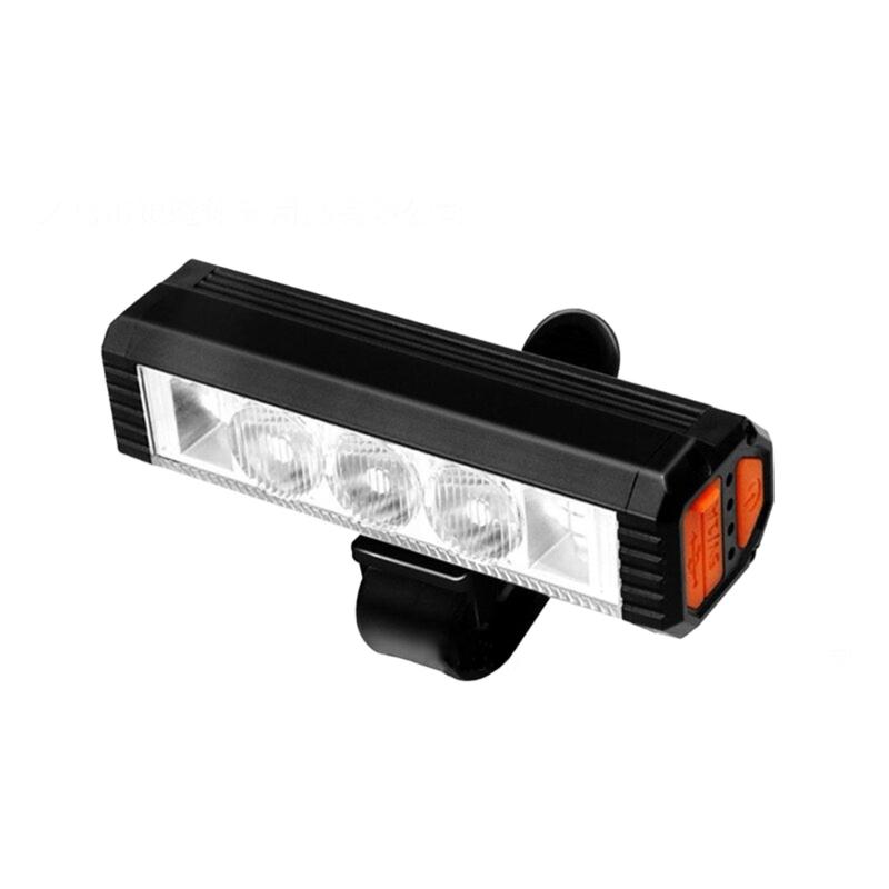 

Waterproof Mountain Bike Front Light Headlight 1200LM Brightness Multiple Lighting Option Type C Charging Aluminum Frame