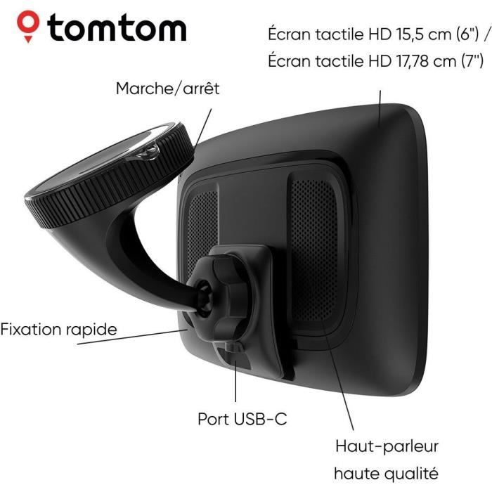 TomTom - GO Expert 6 Plus - GPS Poids Lourd, Bus, voiture - Pianificazione Percorsi - TomTom Traffic - Mappa Mondo