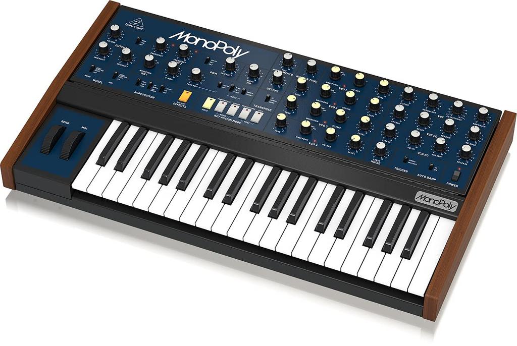 Analogový syntezátor Behringer 37 kláves MONOPOLY Blue Poly/Paraphonic
