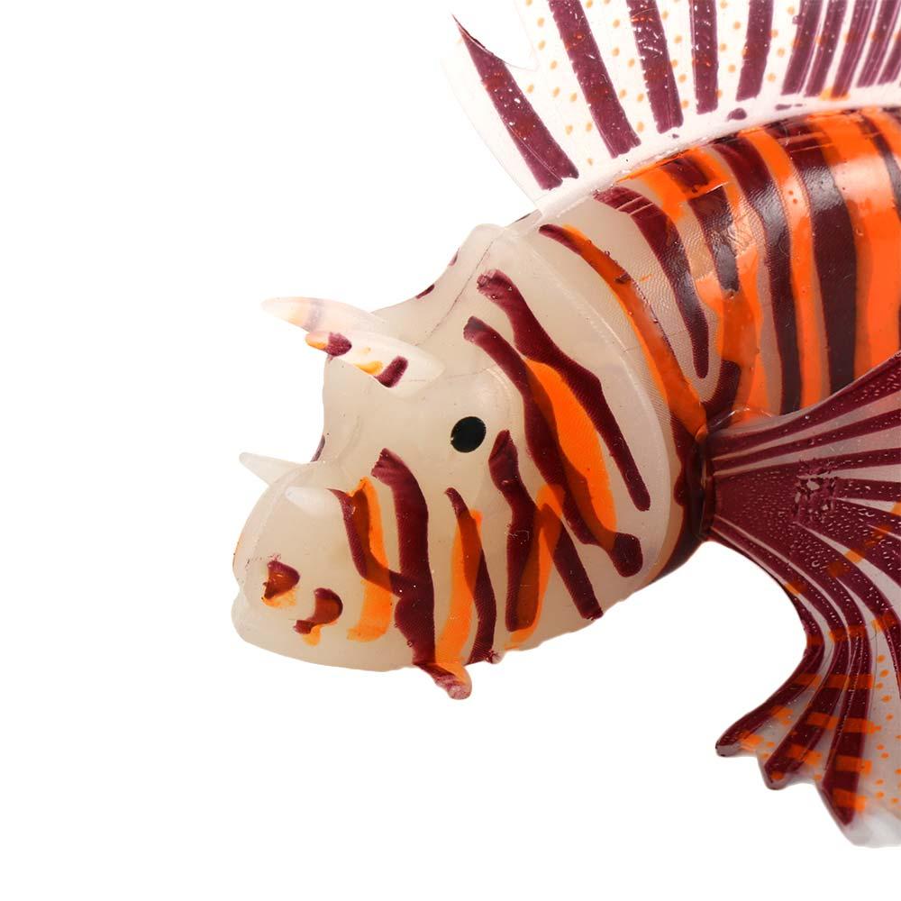Aquarium Lionfish Luminous Artificial Fish Fake Fish Underwater Ornaments Fish Tank Landscape