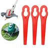 100Pcs Lawn Mower Blade Sharp Cordless Plastic Garden Replacement Brush Cutter for Bosch Art23 Li Accutrim Easytrim Accu Gtech St 04 & St 05 Strimmer