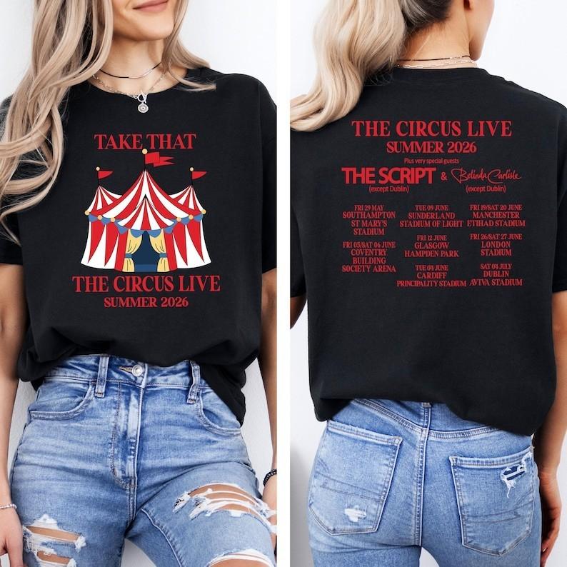 Circus Live Tour Gift 2026 Tshirt Circus Live Summer Inspired Shirt AN70705 Unisex T-Shirt XXXXL