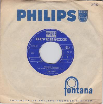 7inch Record CHARLIE BYRD, THE WALTER RAIM STRIN - Meditation (Meditacao) / O Barquinh 106910RIF Riverside Recor 1963 UK Jazz Used