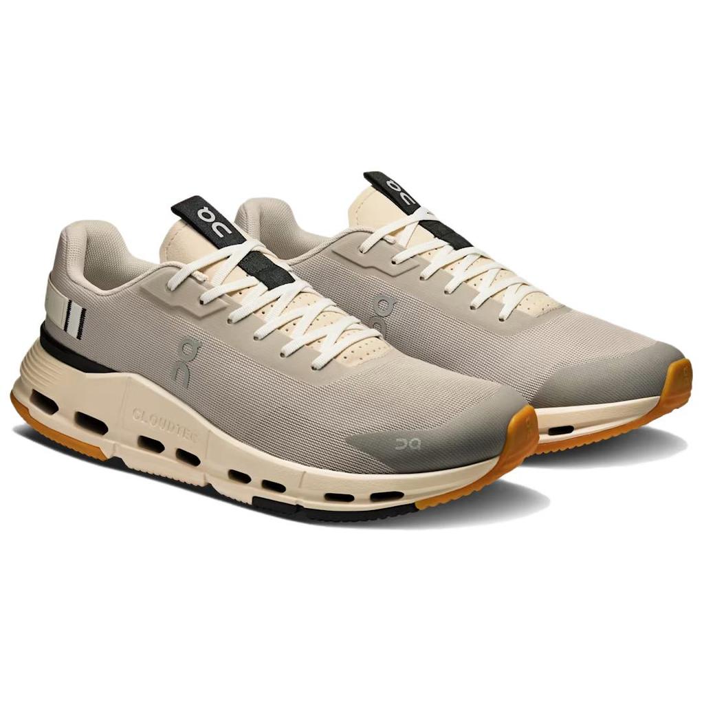 On Cloudnova Form 2 Comfortable Versatile Breathable Low-Top Running Shoes Men Sneakers Beige 3ME30154141