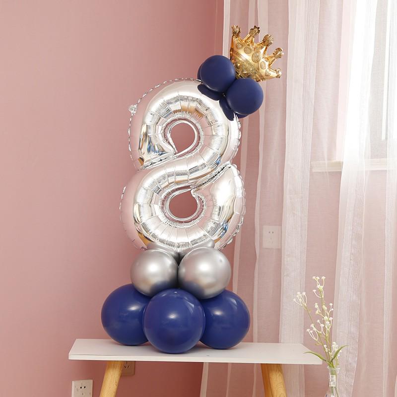 Złote Balony z Cyframi na Urodziny i Imprezy