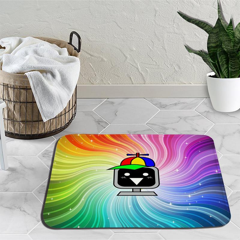

Коврик для пола с рисунком Sprunki Incredibox Ins Style Velvet Anti-fouling Home Parch Absorbing Anti-slip Kitchen Floor Mat 28