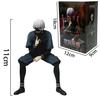 Ken Kaneki Sitting Figure Tokyo Ghoul Replaceable Double Head Double Arms Statue With Base Anime Model Toy Deco Boy Gift