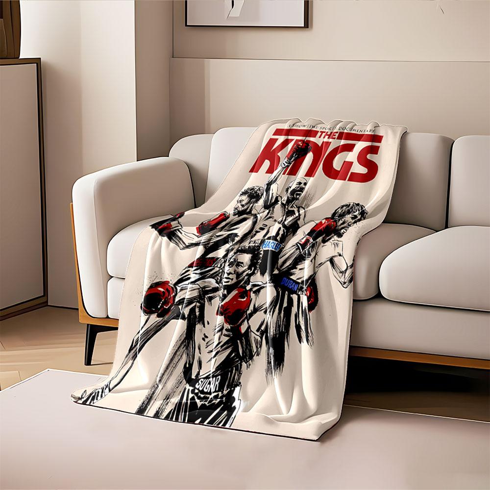 Boxing Legends Documentary Blanket for all seasons blanket lunch break throw gift