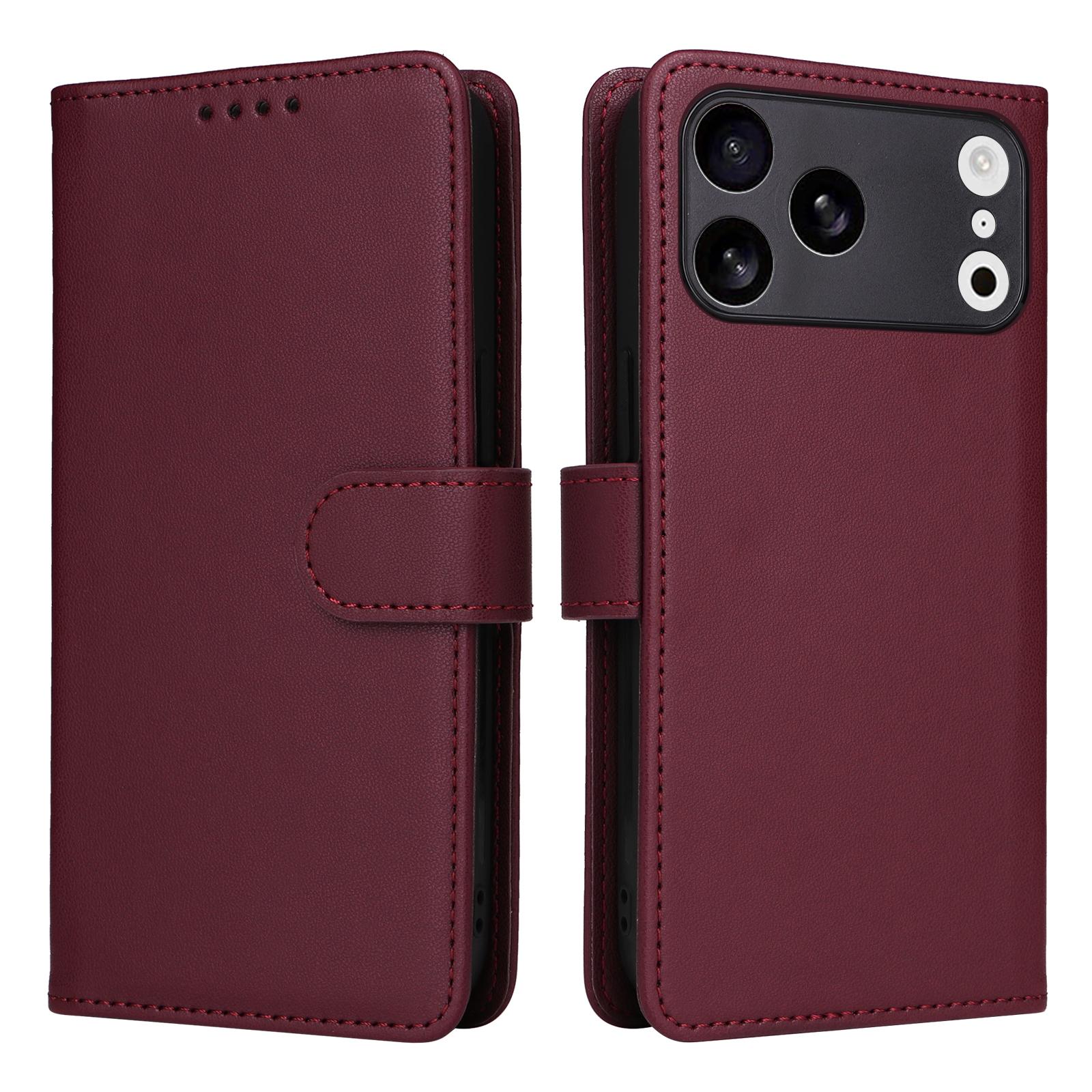 

For iPhone 17 Pro Max Magnetic Case BETOPNICE Detachable PU Leather Phone Cover with Strap