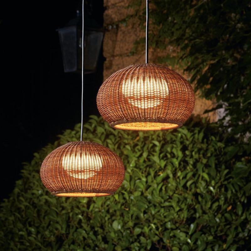 Chinese Style Outdoor Pendant Lights: Courtyard, Garden, Pavilion, Farmhouse, Restaurant, Landscape & Rattan Woven Lighting.