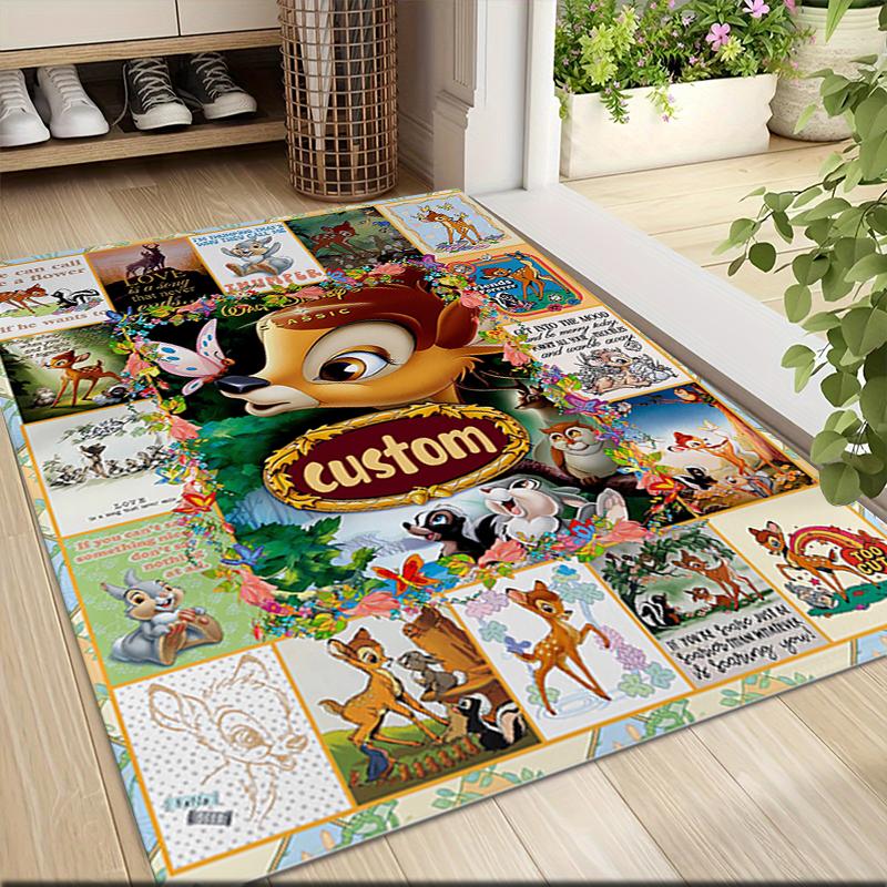 Custom Name "Aladdin's Magical Adventure" Carpet Rug Customizable Soft Washable Anti-Slip Home Living Room Sofa Mats Personalized Rug. 0909187