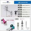 HEIGHTEN 45-50mm Adjustable Reel Handle with 19mm Aluminum Knob, Universal for Shimano and Daiwa Spi