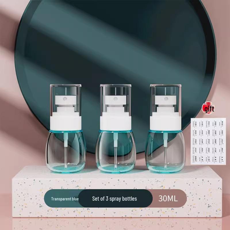 Travel-Size Ultra-Fine Mist Spray Bottle for Face Moisturizing and Alcohol Use