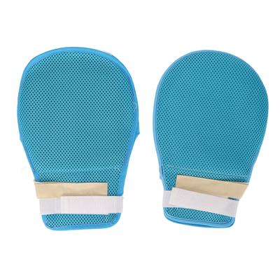 Ručná fixná obmedzovacia rukavica proti poškriabaniu, mäkká, pohodlná, priedušná, s nastaviteľným obmedzovačom ruky
