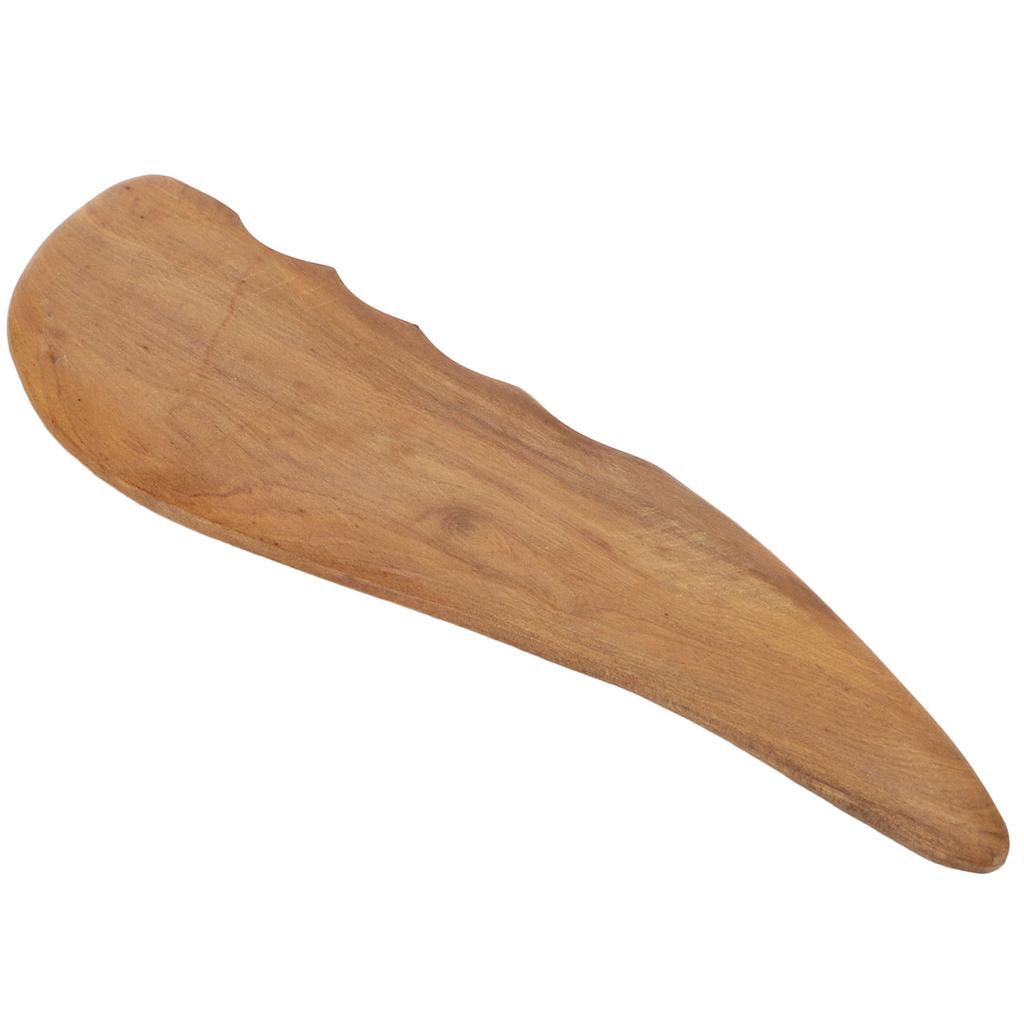 Wooden Gua Sha Board Sickle Shape Face Whole Body Point Massage Scraping Board Fat Loss Shaping Gua