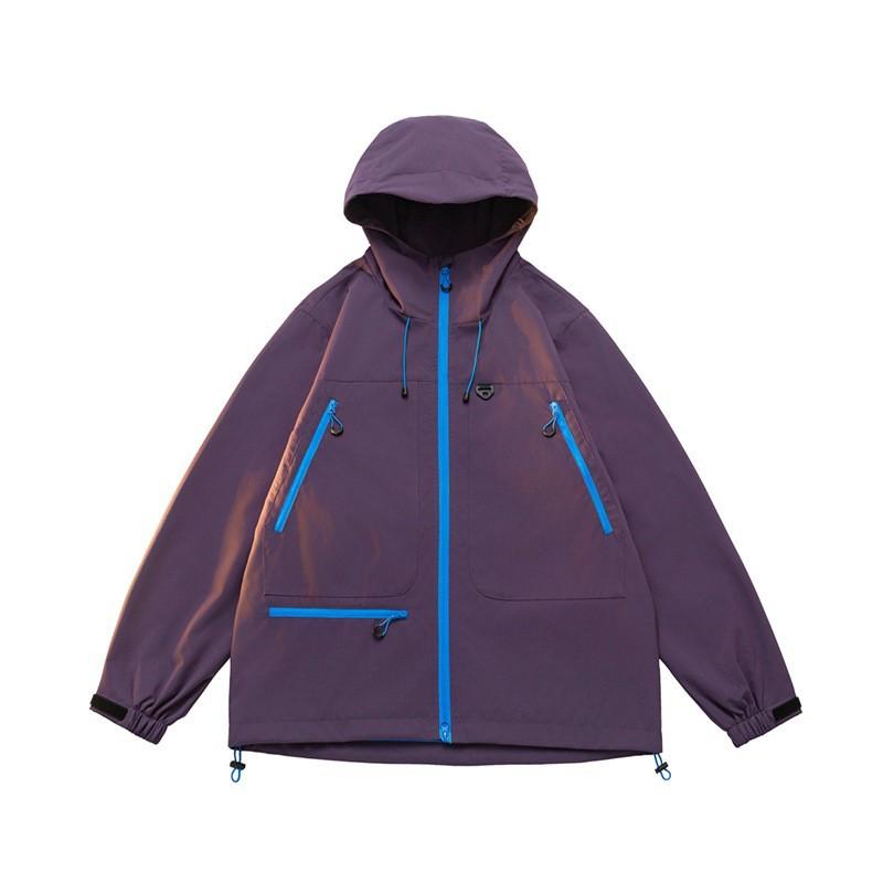 Jackets for Men and Women In Spring and Autumn Versatile Dopamine Couple Solid Color Jacket for Men