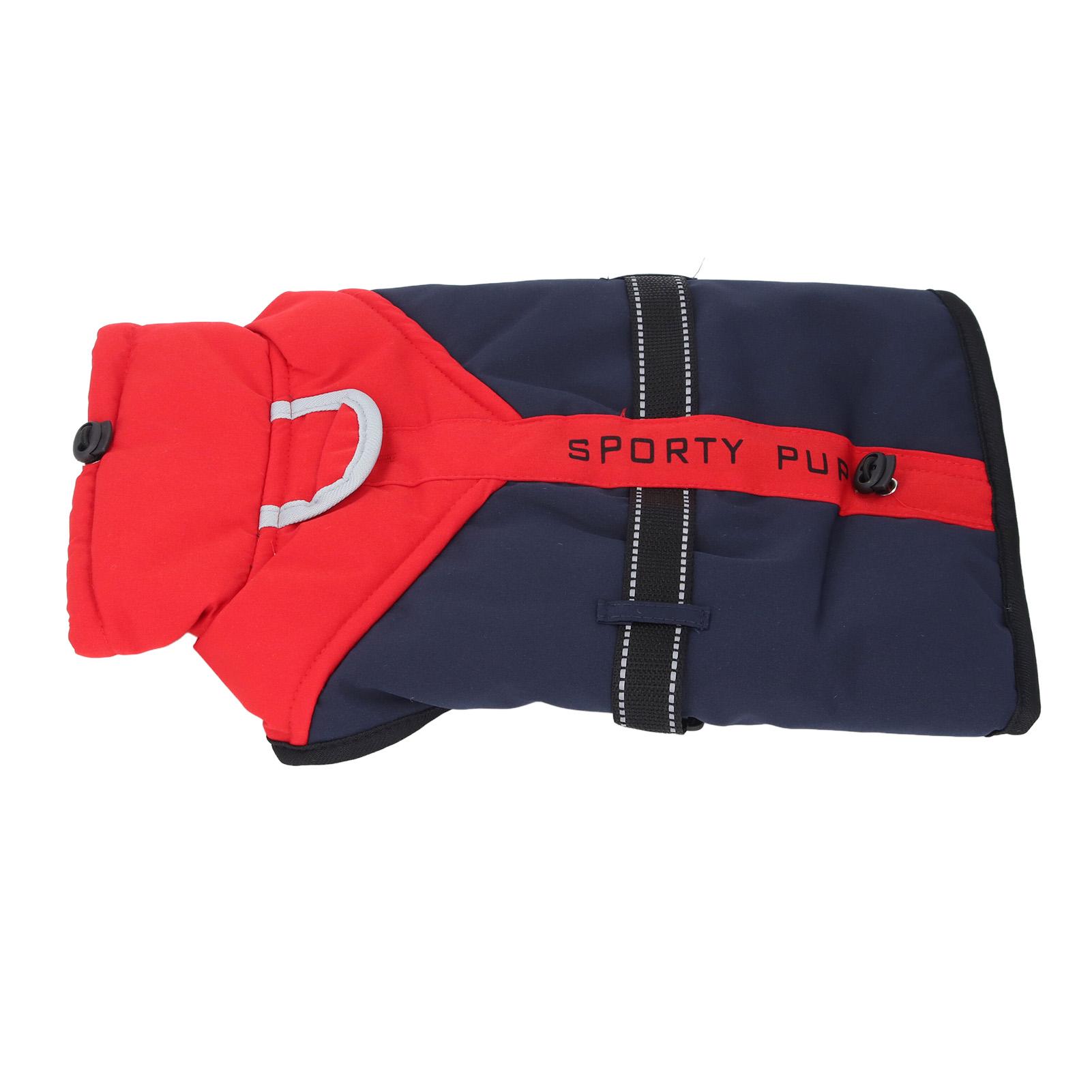 

Dog Warm Coat Water Resistant Adjustable Fit Safe Reflective Strip Dog Cold Weather Vest for Winter XL XL
