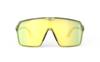 Rudy Project SPINSHIELD Sport Sonnenbrille, Kristall Blau Grün Verlauf Gelb, Avio/Apfel Glanz, Multi-Laser Glas, SP720530-0000