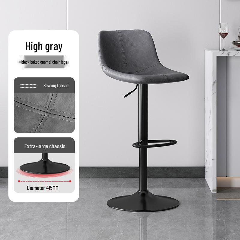 Luxury Adjustable Bar Stool for Home or Commercial Use