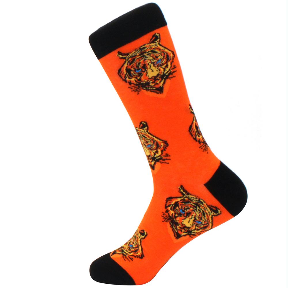 Calcetines de invierno coloridos para hombre algodón peinado suave de llevar cálidos Divertidos Felices hombre mujer calcetines largos Calcetines de hombre vestido de negocios