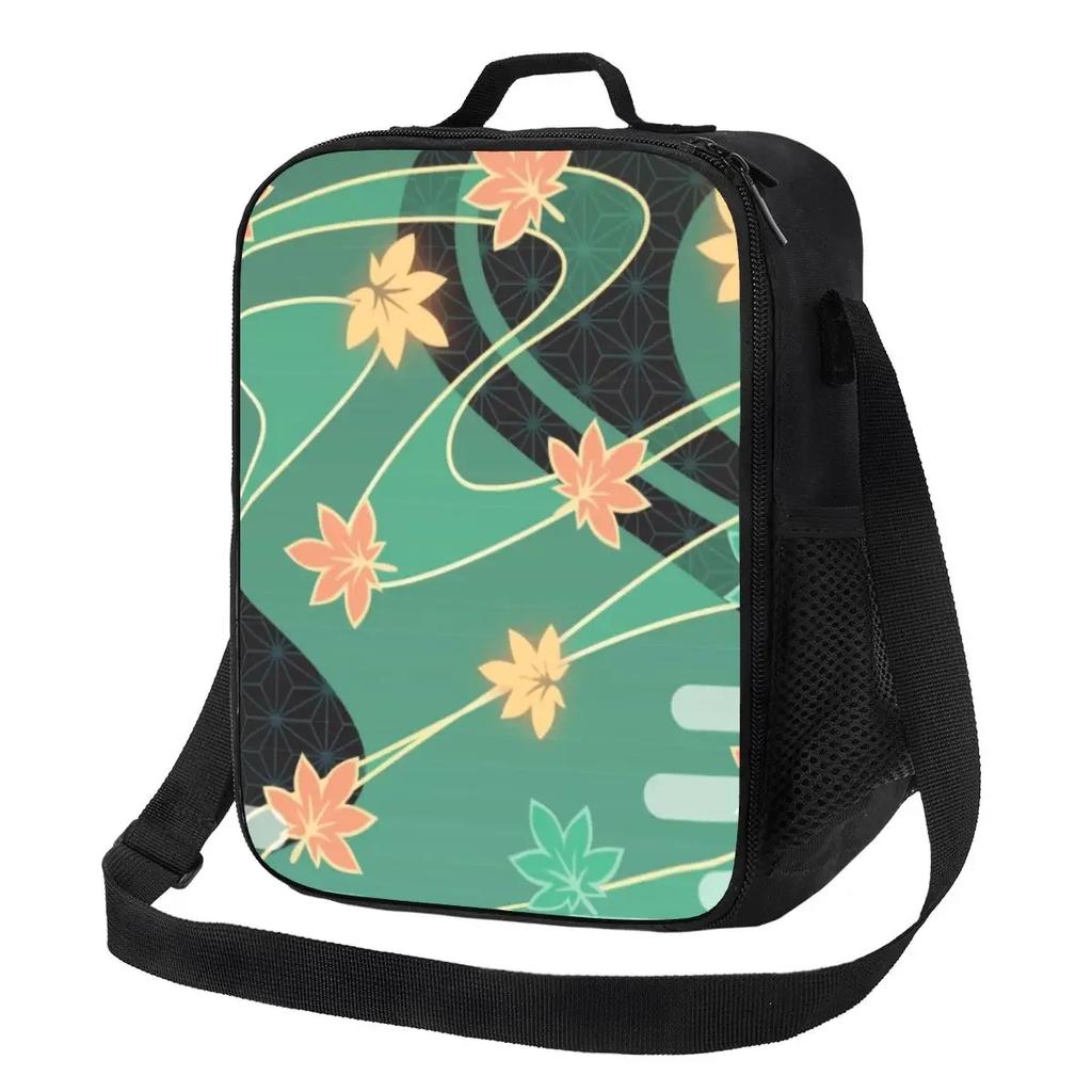 Childe Tartaglia Genshin Impact Thermal Insulated Lunch Bag Anime Game Portable Lunch Container for Kids School Children Bento