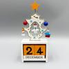 1PC Christmas Wooden Calendar Ornament Countdown Santa Claus Snowman DIY for Tabletop Ornaments Christmas Decoration 2025