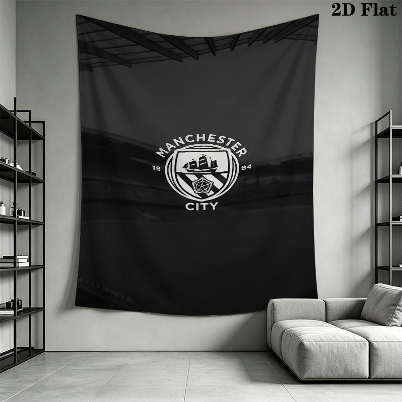 Wild MCFC VictoryWall Hanging Printed Fabric Blanket Decorative Tapestries for Bedroom Living Room Home Decor