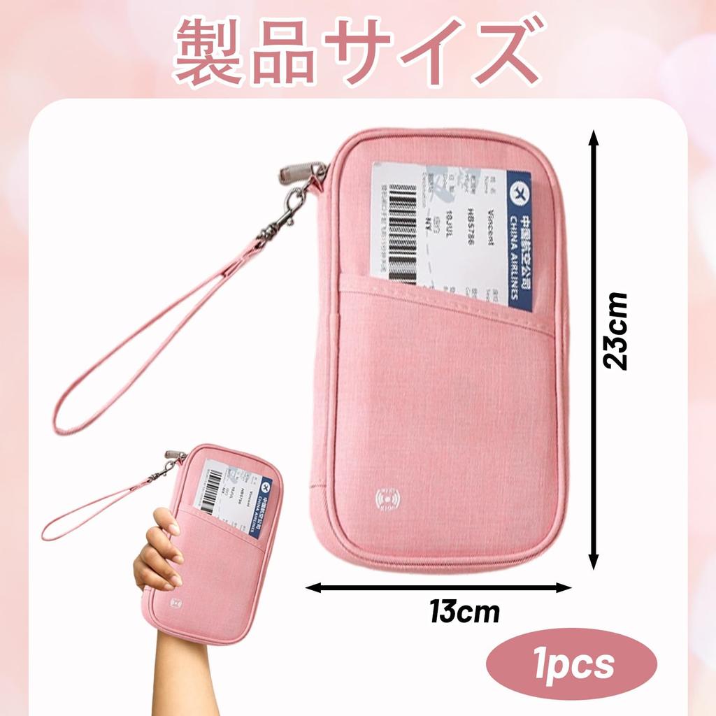 Passport Travel Security Oxford Large Perfect for and the Gym [ZTFT] Anti-Skimming Case, Pouch, Lightweight, Material, Capacity, Water-Resistant,