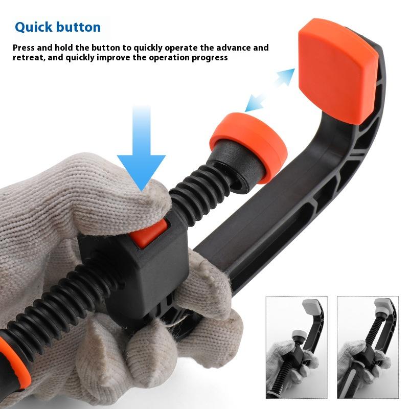 Woodworking Clamp G Type Strong F Type Splint Flat Nylon Clamping Device C Type Rocker Woodworking DIY Nylon Fixed Clamp