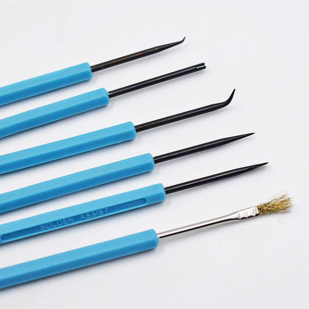 SA-10 6-Piece Soldering Tool Set for Circuit Board Welding & Electronic Repairs