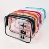 Clear Makeup Bag with Zippers Transparent Organizer Cosmetic Bags for Vacation Business Trip Airport Bathroom