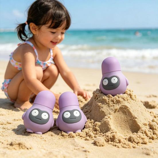 Kids Bath Toy Cute Cartoon Silicone Baby Water Play Toy Safe Fun Water Spray Toy for Toddlers Bathtub Swimming Pool