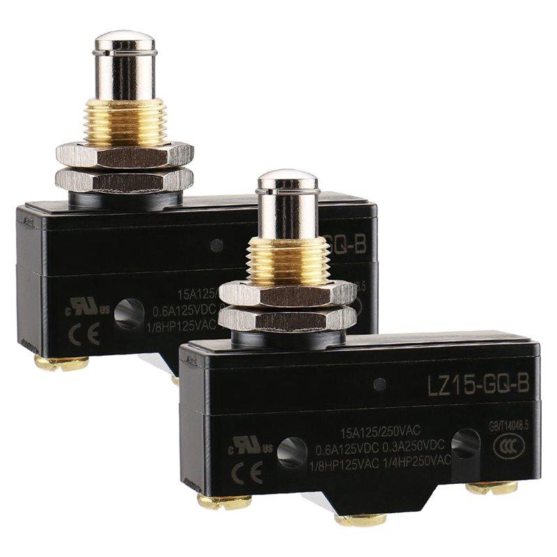 A84E-Panel Mount Plunger Micro Switch, Z-15GQ-B(LZ15-GQ-B) Universal Purpose Basic Switch