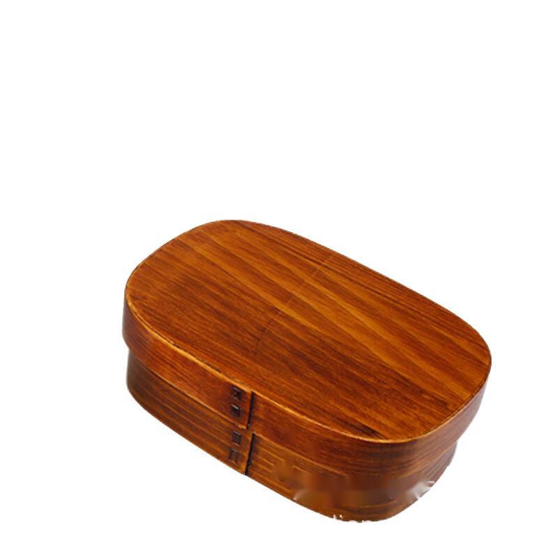 

ZISIZ Japanese Wooden Bento Box & Utensil Set