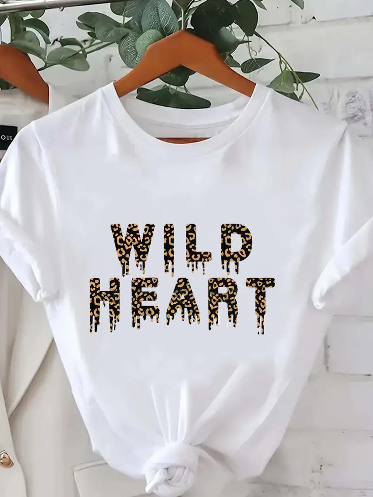 

(Asian Size) letter cute sweet 90s Printed Clothing Female Top Fashion Graphic Short Sleeve T-shirts Casual T Shirt Lady Women Tee S
