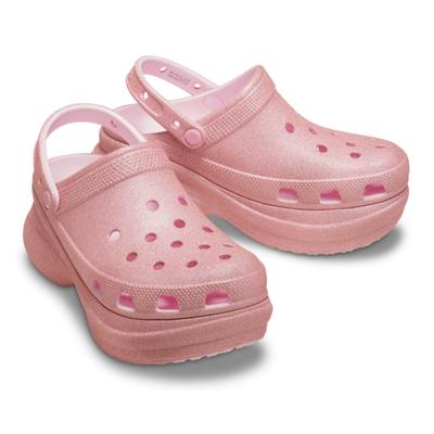 Women S Bay Glitter Clog Sandal 6cm Pink 207261 6zw