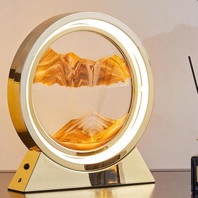 Sand Motion Night Light, Decorative Desktop Art Piece for Home