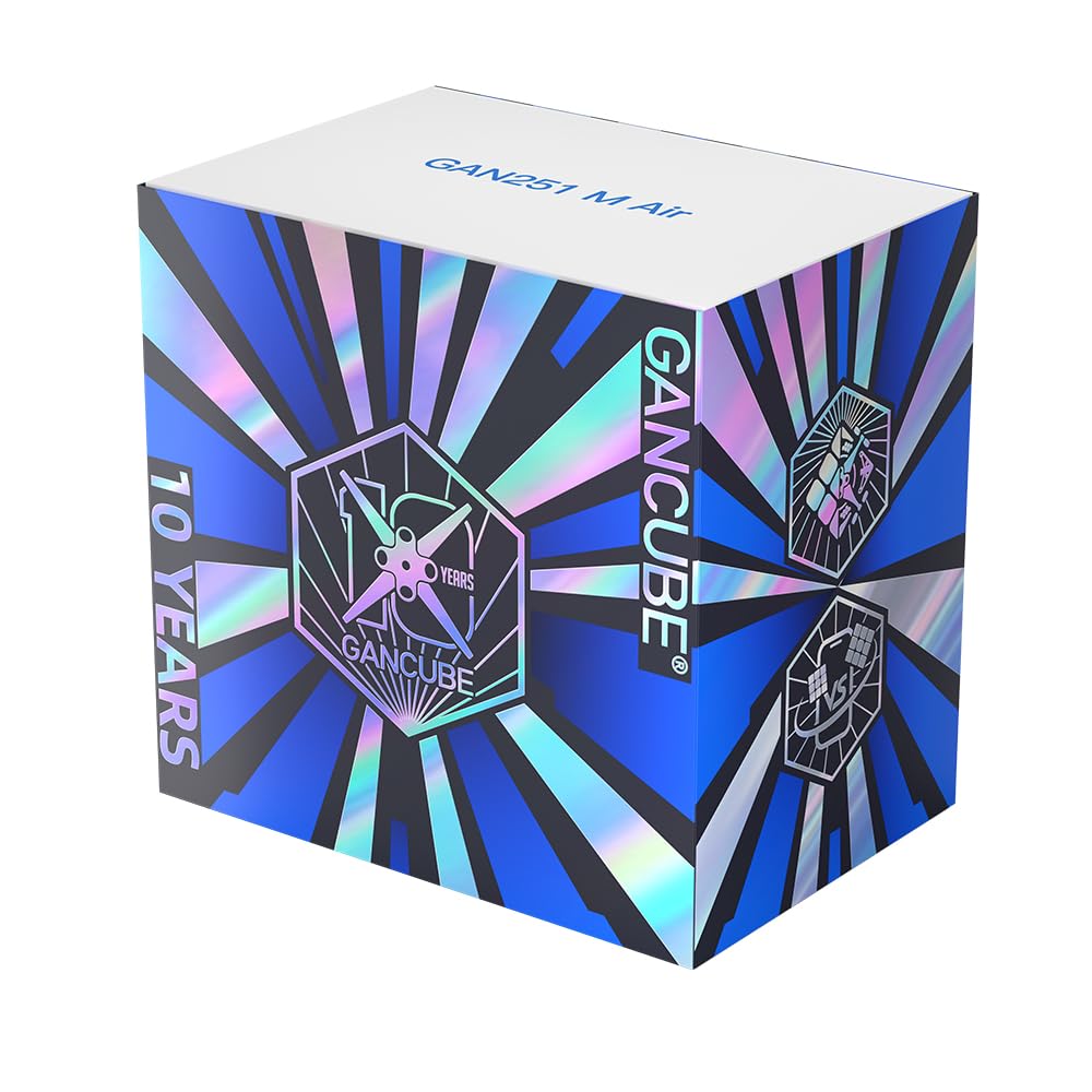 GAN 251M Air 10th Anniversary Modell mit magnetischem 2x2x2 Würfel 3D-Puzzle [Mit Beutel/Authentisch]
