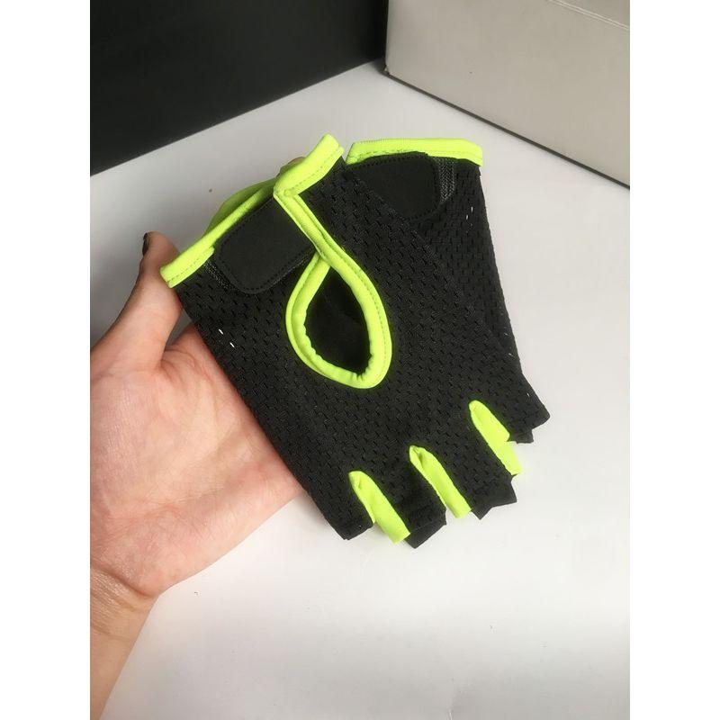 

Half Finger Yoga Equipment Training Bicycle Fitness Gloves Green S