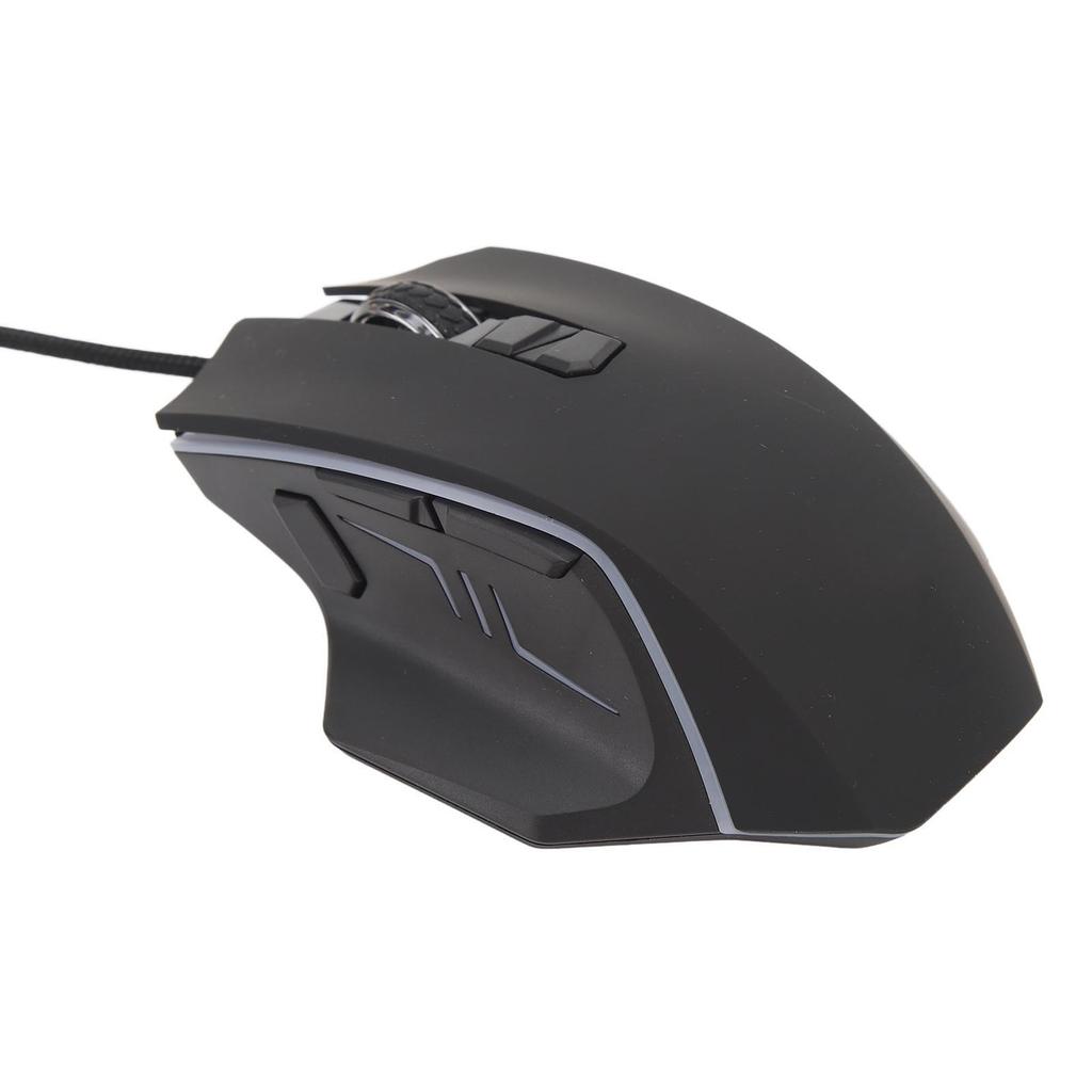 Wired Gaming Mouse LED Bright Light Mouse Adjustable DPI Ergonomic Computer Mouse for Home Dormitory Office
