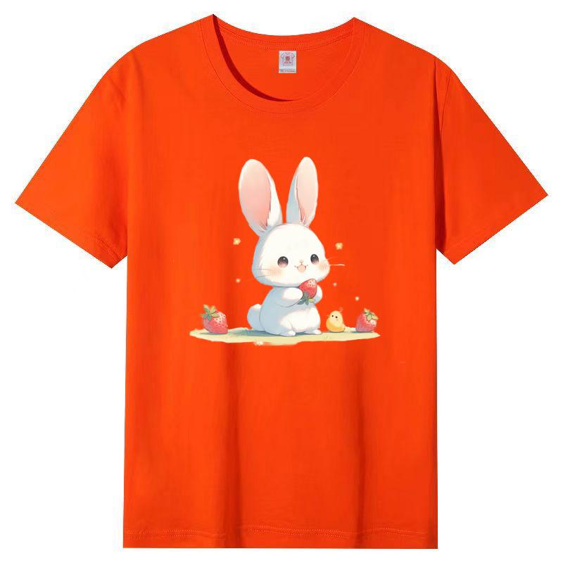 Summer New Korean Pattern Short-sleeved T-shirt Female Student Tops