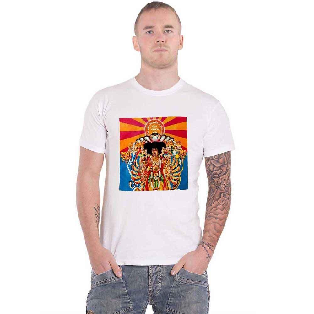 Jimi Hendrix T Shirt Axis Logo new Official Mens White XXXL