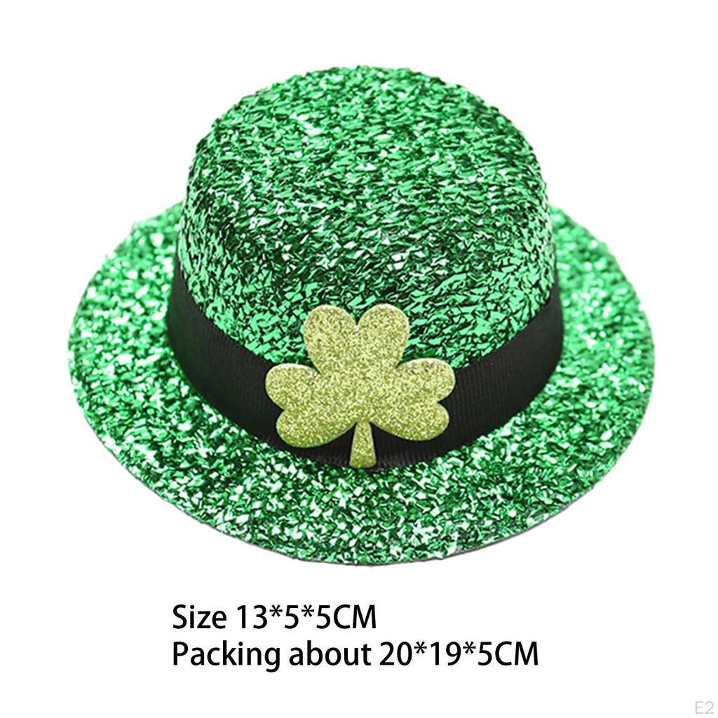 Festive Green Hat Hair Clip for St. Patrick's Day Celebration
