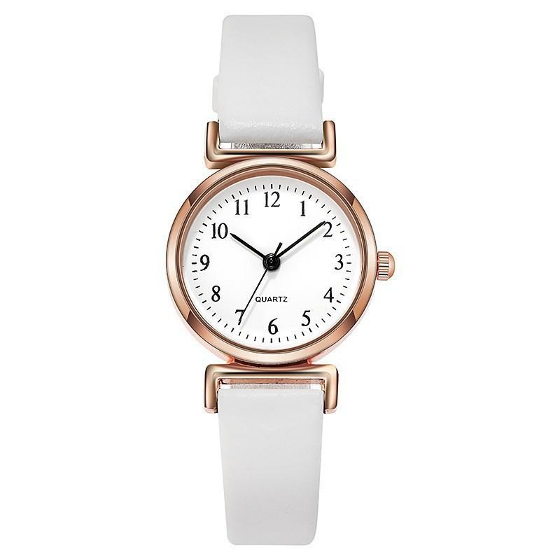 Womens Business Quartz Watch With Roman Numerals And Pu Strap For Office Wear