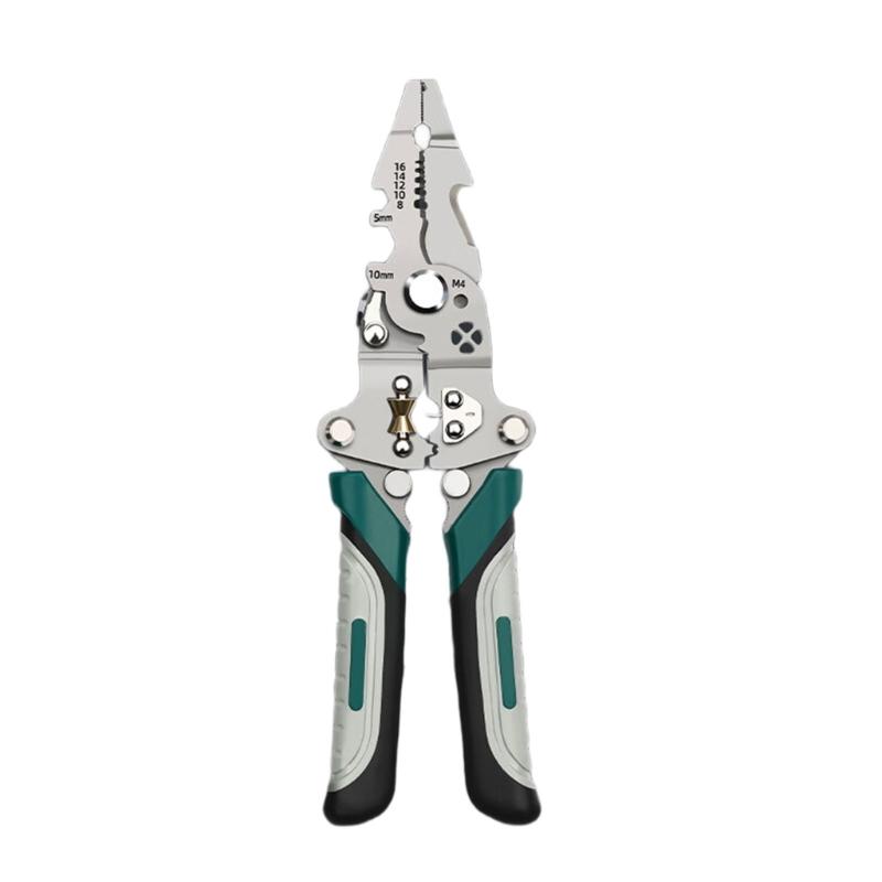 Profession Electrical Stripping Cutter Plier for Household Maintenance 0.2-6mm² Cable Wire Cutting Efficient Wiring Job
