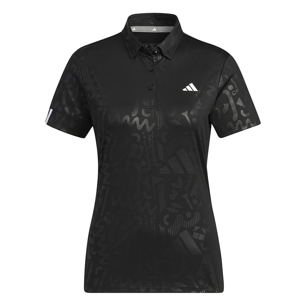 

Adidas Embossed Print Short Sleeve Button Down Shirt NMJ49 adidas 2023 Model Japan Official Product XS Black Women s Spring/Summer