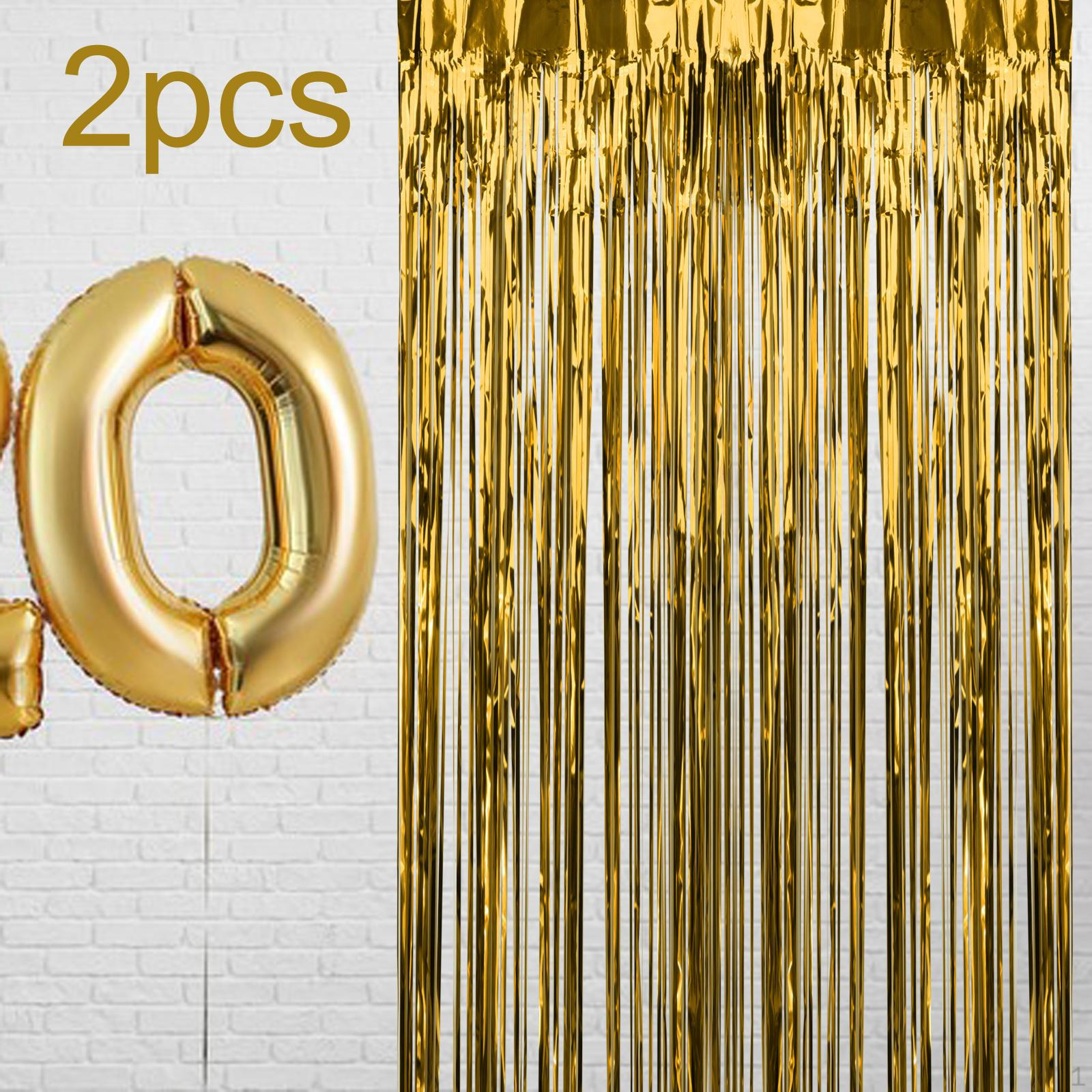

2шт фольга бахрома шторы занавес фон вечерние украшения фото фон для золотой