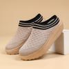TUINANLE Platform Thick-soled Slippers for Women Retro Wear Half-slippers Spring and Autumn Casual Comfortable One-foot  Shoes